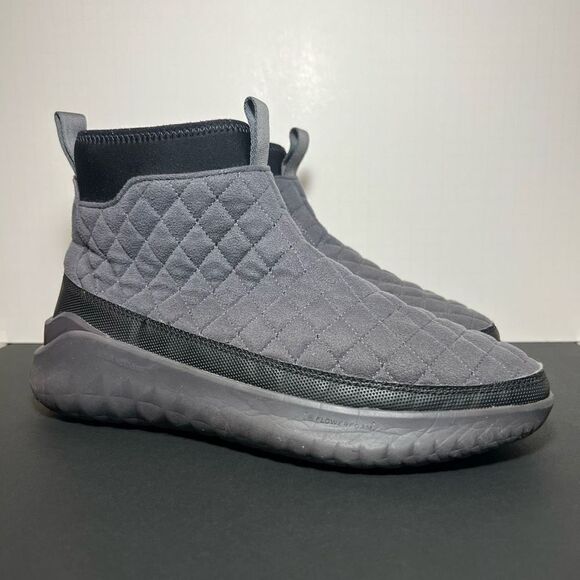 Mens COLE HAAN 5.ZERØGRAND Reset High Dark Pavement Quilted Boots / Size 9 M - Picture 1 of 9